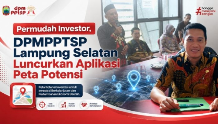 Kemudahan Akses Informasi, Lamsel Luncurkan Portal Peta Investasi Berbasis Geospasial