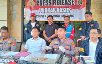 Polsek Tanjung Bintang Ungkap Pencurian Kabel PLN, Lima Pelaku Diamankan.