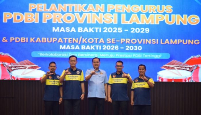 ‎Thomas Amirico Dilantik Jadi Ketua PDBI Lampung, Hendri Kurniawan Pimpin PDBI Lampung Selatan  ‎