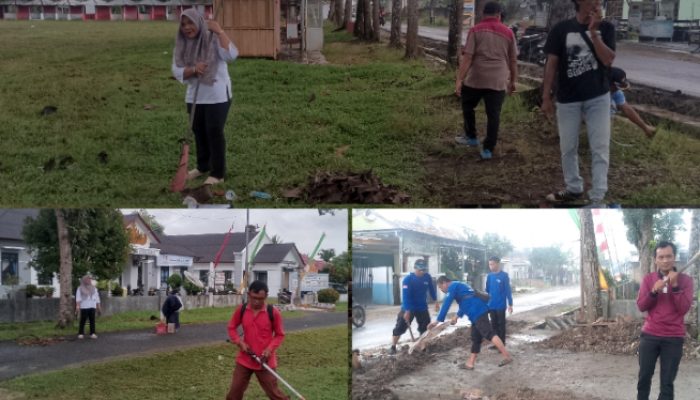 ‎Jumat Bersih: Camat Candipuro Sumiyati Turun Langsung, Staf Kompak Sulap Kantor Jadi Kinclong  ‎
