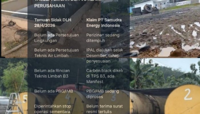 DPMPTSP: PT Samudra New Energy Dihimbau Berhenti Operasi Sampai Izin Lengkap ‎