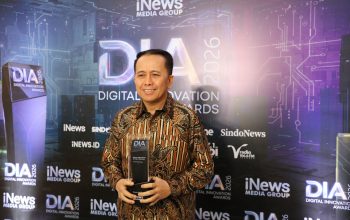 Dirjen Keuangan Daerah Agus Fatoni Terima Penghargaan Digital Innovation Award 2026