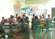 Koramil 421-09/Tanjung Bintang Gelar Nobar Bola Gembira, Suasana Penuh Keceriaan dan Kebersamaan