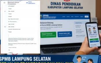 Anggaran Rp350 Juta Aplikasi PPDB Lamsel Dipertanyakan, Puluhan Sekolah Masih Gunakan Sistem Manual  ‎
