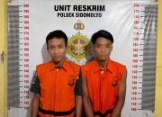 ‎Polsek Sidomulyo Bekuk Dua Pelaku Curat, Motor Korban Raib Hampir Setahun Kembali