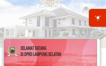 ‎Website Resmi DPRD Lampung Selatan Masih Cantumkan Pimpinan Lama, Belum Update Pasca Pelantikan Oktober 2024