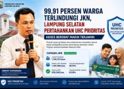 ‎Lampung Selatan Pertahankan UHC Prioritas, Cakupan JKN Capai 99,91%  ‎