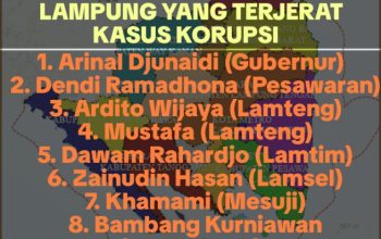 ‎Deretan Kepala Daerah di Lampung Terjerat Korupsi, Terbaru Mantan Bupati Pesawaran Dituntut 11 Tahun