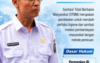 ‎Dinkes Lamsel Gencarkan Penetapan STBM, Targetkan 75 Persen Tercapai
