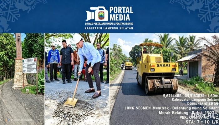 Kalianda Jadi Perhatian, PUPR Lamsel Gelontorkan Rp22 Miliar untuk Rekonstruksi Empat Ruas Jalan di 2026