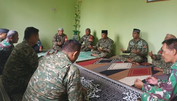 Posramil Jati Agung Koramil 421-09/Tanjung Bintang Gelar Doa Bersama Sambut HUT ke-1 Kodam XXI/Radin Inten