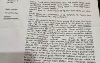 ‎Ketua LMP Lampung Tengah Resmi Laporkan Oknum LSM ke Polres, Tuding Pencemaran Nama Baik di Medsos  ‎