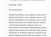 ‎Rp100 Juta untuk Pembinaan Siswa, Rincian Anggaran di RUP Merangin Dipertanyakan  ‎