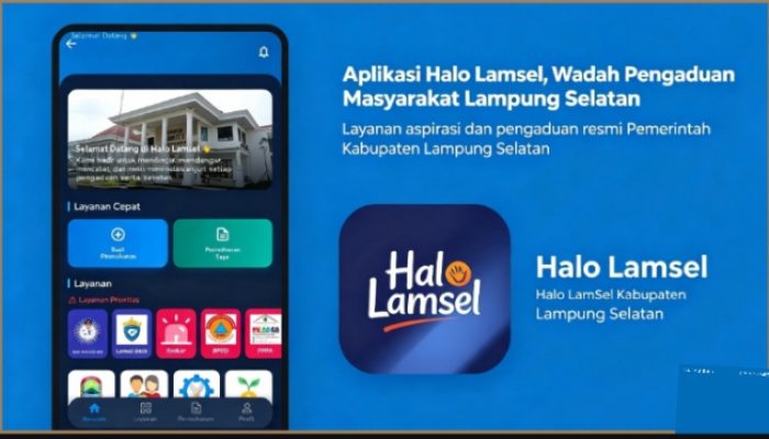 ‎Aplikasi Halo Lamsel Resmi Tersedia di Google Play, Warga Lamsel Kini Bisa Akses 297 Layanan dari Smartphone