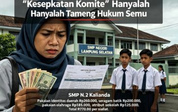 ‎Dugaan Pungutan Rp770 Ribu per Siswa di SMPN 2 Kalianda, Orang Tua Sampai Menggadai Kendaraan  ‎
