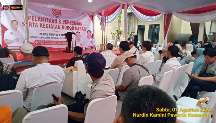 Pelantikan DPD ORI Lampung Disiapkan, Dirangkai Peresmian Kantor dan Aksi Donor Darah