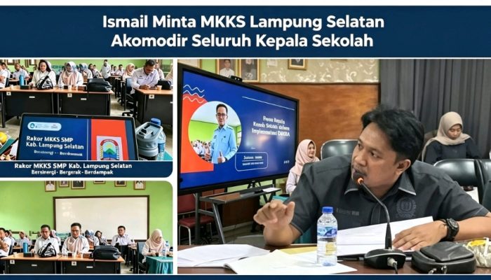 ‎Ismail Minta MKKS Lampung Selatan Akomodir Seluruh Kepala Sekolah, Ketua Bantah Ada Dualisme  ‎