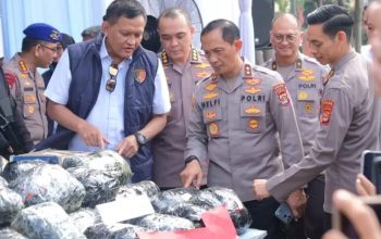 ‎Polda Lampung Ungkap 379 Kasus Narkoba, Sita 85,9 Kg Sabu  ‎