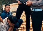 Satlantas Polres Lamsel Gagalkan Dugaan Curanmor,Dua Pelaku Diamankan Beserta Motor dan Senjata Tajam
