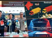 ‎Lampung Selatan: Pintu Masuk-Keluar Narkoba, Sepanjang 2026 Polisi Sita Narkotika Ratusan Kg, 36 Tersangka Diamankan