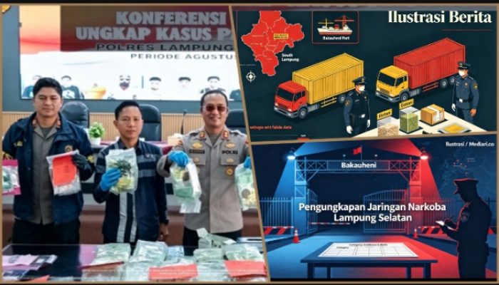 ‎Lampung Selatan: Pintu Masuk-Keluar Narkoba, Sepanjang 2026 Polisi Sita Narkotika Ratusan Kg, 36 Tersangka Diamankan