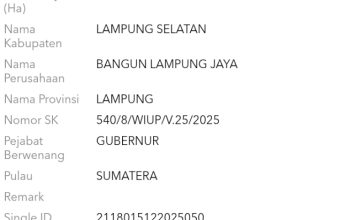 PT Bangun Lampung Jaya Diduga Tambang Tanpa Izin