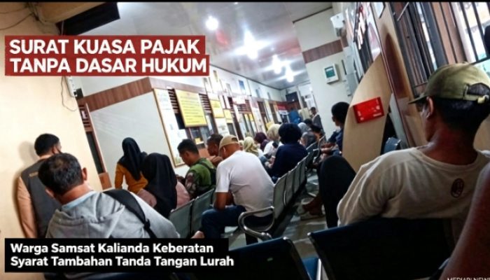 ‎Syarat Tambahan Surat Kuasa Pajak di Samsat Kalianda Tanpa Dasar Hukum, Kewenangan Dispenda Juga Dipertanyakan   ‎