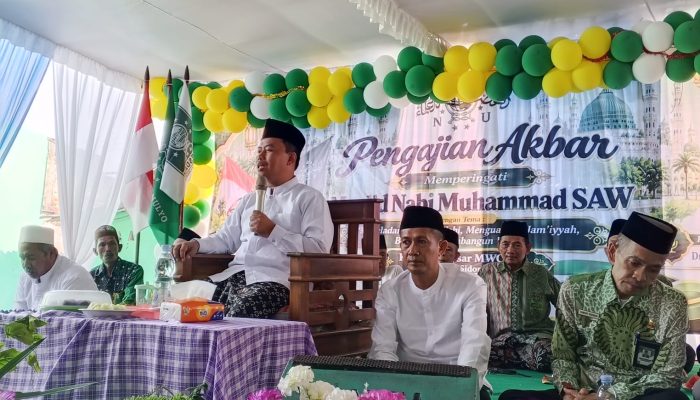 Maulid Nabi di MWCNU Sidomulyo Jadi Momentum Menghidupkan Kembali Kegiatan Keagamaan.