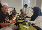 Panitia Persiapan MWCNU Jati Agung Barat Gandeng PMI Gelar Donor Darah di Karanganyar