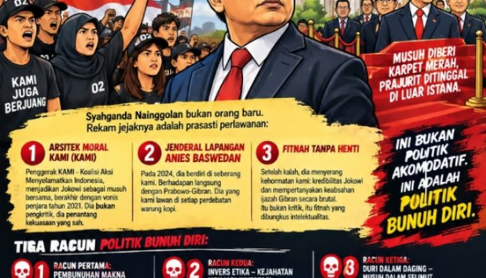 ‎Bara JP Lampung Tolak Pengangkatan Syahganda Nainggolan,Cacat Logika Kekuasaan dan Penghianatan Terhadap Etika Perjuangan   ‎