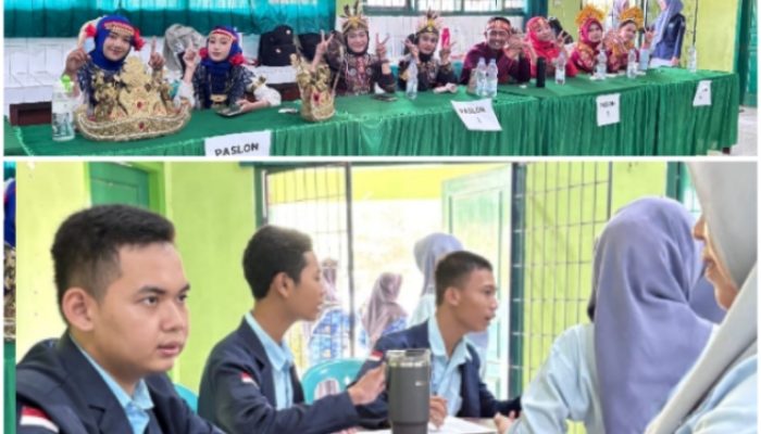 SMAN 1 Abung Semuli Lampung Utara Pemilihan Ketua OSIS 2026-2027, Pembelajaran Demokrasi Untuk Siswa