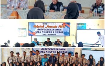 ‎IWO Lampung Selatan Cetak Jurnalis Muda, Puluhan Siswa SMAN 1 Sragi Ikuti Sekolah Jurnalis IWO  ‎