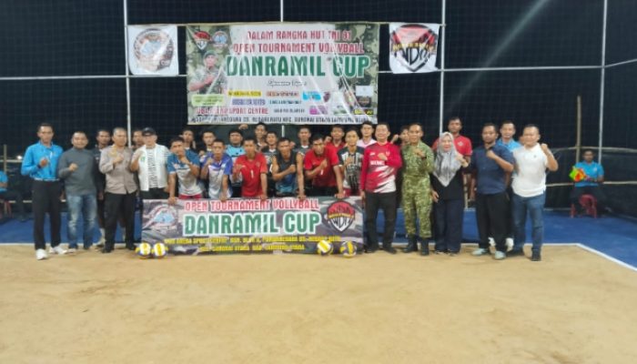 Danramil Cup 2026 Resmi Dibuka, 50 Tim dari Tiga Kabupaten Bersaing di Sungkai Utara